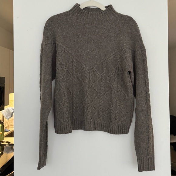 Aritzia mock neck wool sweater - Picture 1 of 3